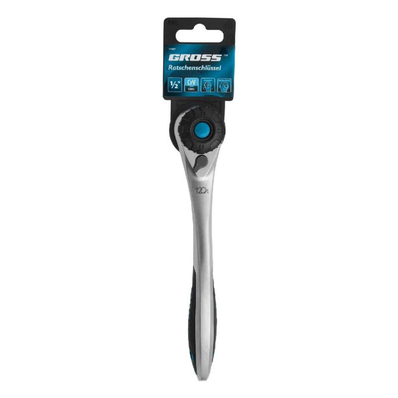 Ключ-трещотка 1/2" 120 зубьев "gross" (14137) в Нижнем Тагиле