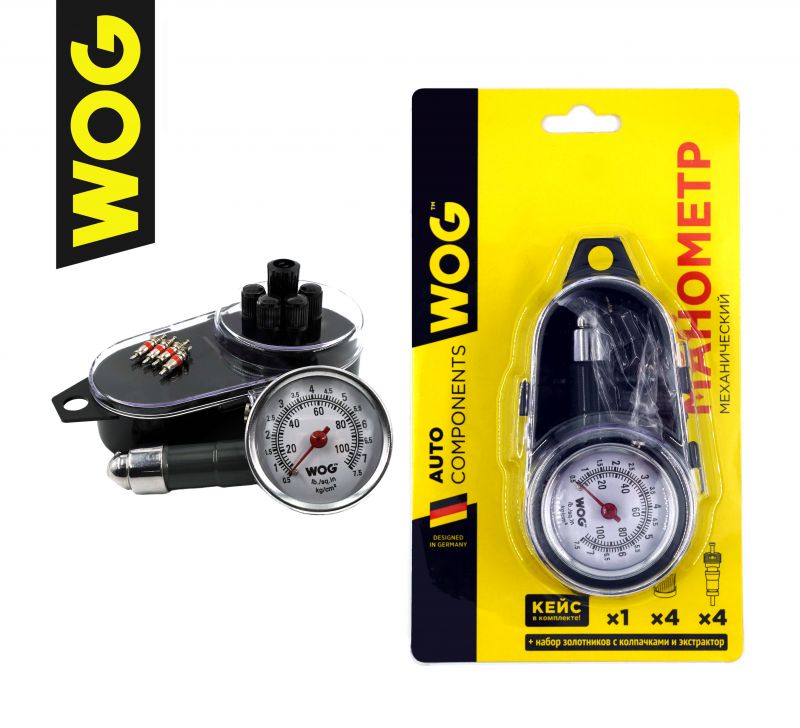 МАНОМЕТР МЕХАНИЧ. "WOG" 7.5 атм МЕТАЛЛ. В ФУТЛЯРЕ в Нижнем Тагиле