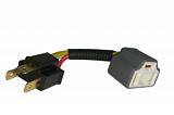 Колодка гнездовая 3 конт. под лампу h4-2 "диалуч" socket kld002