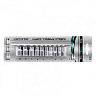 Набор головок 1/4" (10 пр.) 12 гр. 4-13 мм. "stels" (13606)