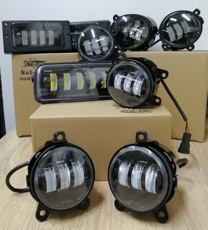 ФАРЫ П/Т "Sal-Man" LED LIME+6000k PRIORA (01161)  в Нижнем Тагиле