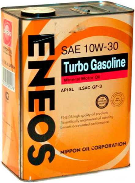 МАСЛО ENEOS TURBO GASOLINE 10W30 МИН. (0.94 Л) в Нижнем Тагиле