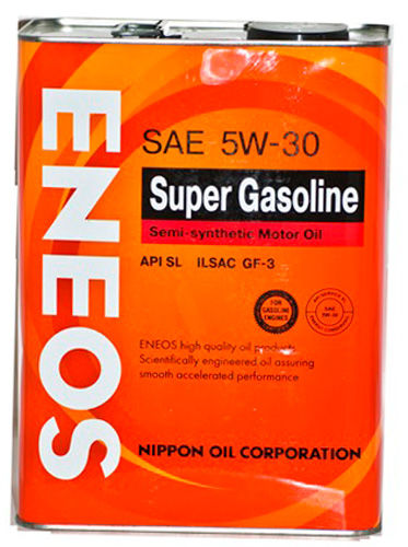 МАСЛО ENEOS SUPER GASOLINE 5W30 SL П/СИНТ. (4 Л) в Нижнем Тагиле