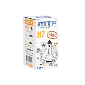 АВТОЛАМПА H7 12V 55W STANDARD+30% MTF (HS1207)  в Нижнем Тагиле