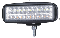 ДНЕВНЫЕ ХОДОВЫЕ ОГНИ 12 В Off-Road 54 Вт 18 LED КОМБ. БЕЛЫЙ-ЖЕЛТЫЙ 145 х 35 х 35 мм в Нижнем Тагиле