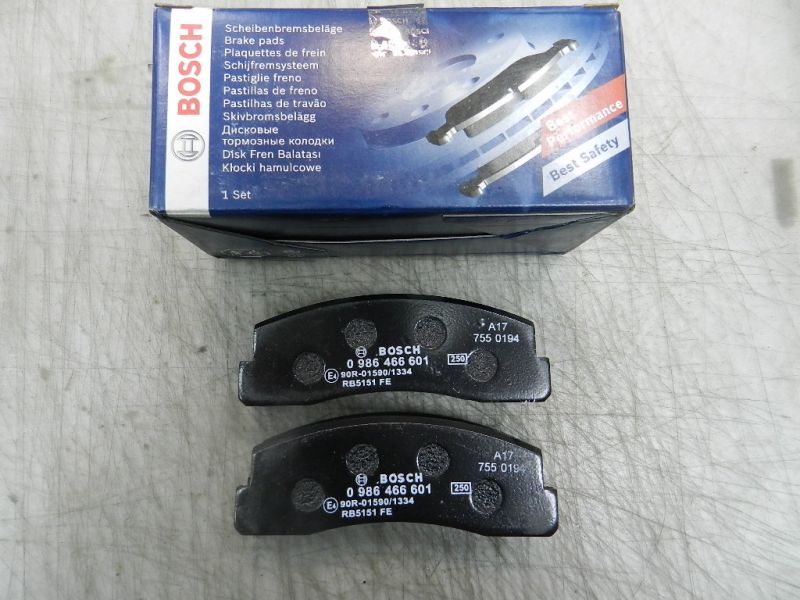 КОЛОДКИ ТОРМ. ПЕРЕДНИЕ "BOSCH" (0986466601) ВАЗ-2121 в Нижнем Тагиле