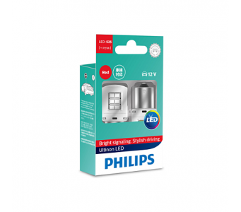 Светодиод 12v p21w (ba15s) led red "philips" (11498 ulrx2) в Нижнем Тагиле