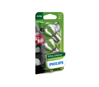 АВТОЛАМПА "PHILIPS" 12V P21W (BA15s) LONG LIFE ECO (2 ШТ.) 12498 LLECO B2 в Нижнем Тагиле