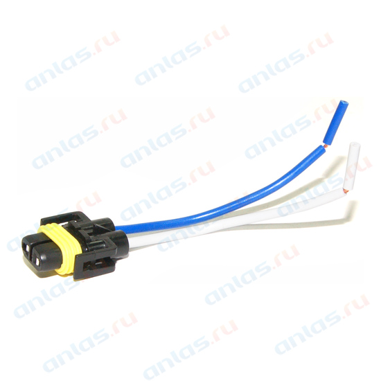 КОЛОДКА ГНЕЗДОВАЯ 2 КОНТ. ПОД ЛАМПУ H8/H11 "ДИАЛУЧ" SOCKET в Нижнем Тагиле