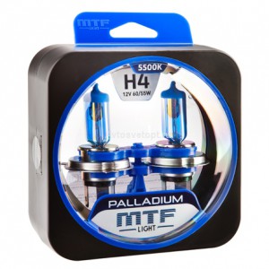 НАБОР ЛАМП H4 12V 60/55W PALLADIUM 5500K MTF New HPA1204 в Нижнем Тагиле
