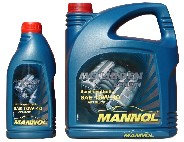 МАСЛО MANNOL 7505 MOLIBDEN BENZIN 10W40 П/СИНТ. (4 Л) в Нижнем Тагиле