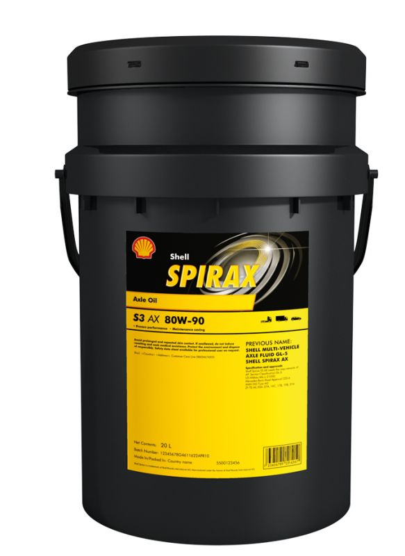 МАСЛО SHELL SPIRAX S3 GX 80W90 (20 Л) в Нижнем Тагиле