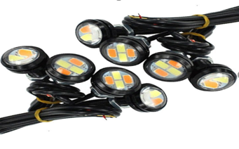 ДНЕВНЫЕ ХОДОВЫЕ ОГНИ "Grande Light" 12в 4SMD 0.5вт, 2.3см С ПОВТОР.ПОВОРОТА в Нижнем Тагиле