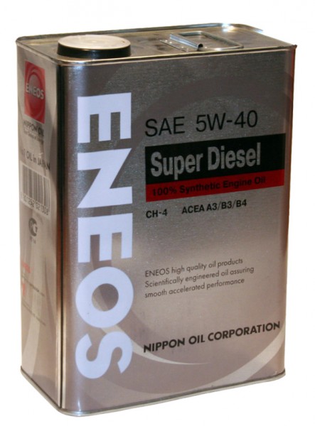 МАСЛО ENEOS SUPER DIESEL CH-4 5W40 СИНТ. (20 Л) в Нижнем Тагиле