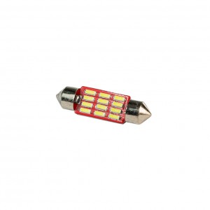 СВЕТОДИОД 12V C5W-Т 10x36 СЕРИЯ RED CIKOO в Нижнем Тагиле