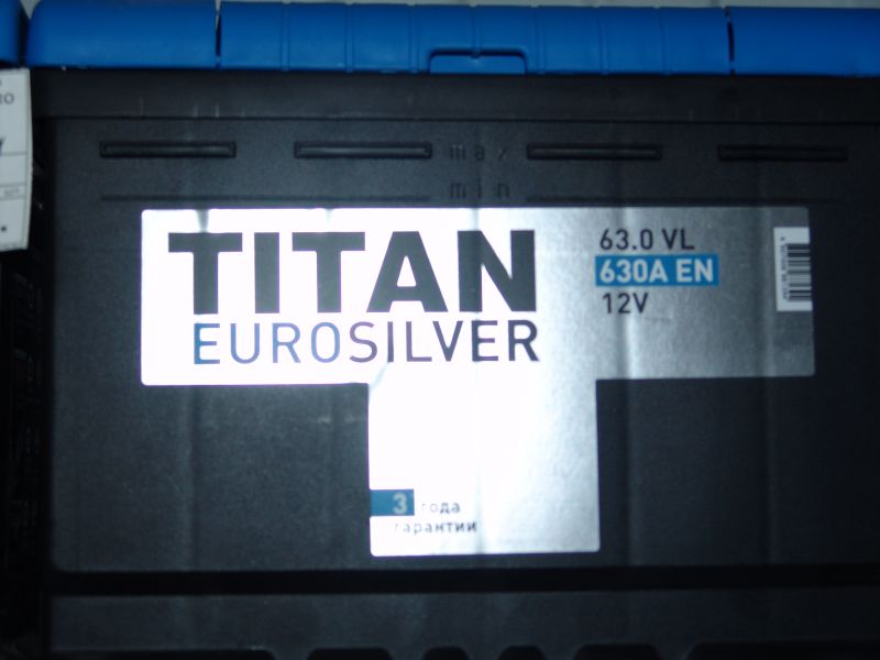 АККУМУЛЯТОР "TITAN EURO SILVER" 63 А/Ч О.П.  в Нижнем Тагиле