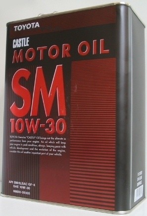 МАСЛО TOYOTA MOTOR OIL SL 10W30 (4 Л) в Нижнем Тагиле
