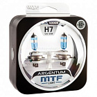 НАБОР ЛАМП H7 12V 55W ARGENTUM +80% 4000K MTF New (H8A1207)