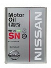 МАСЛО NISSAN MOTOROIL STRONG SAVE X SN 0W20 (4 Л)